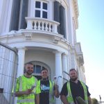 Creating Enterprise decorators at Dylans - Jordan Davies (l), Ben Crabtree (c), Craig Palmer (r)