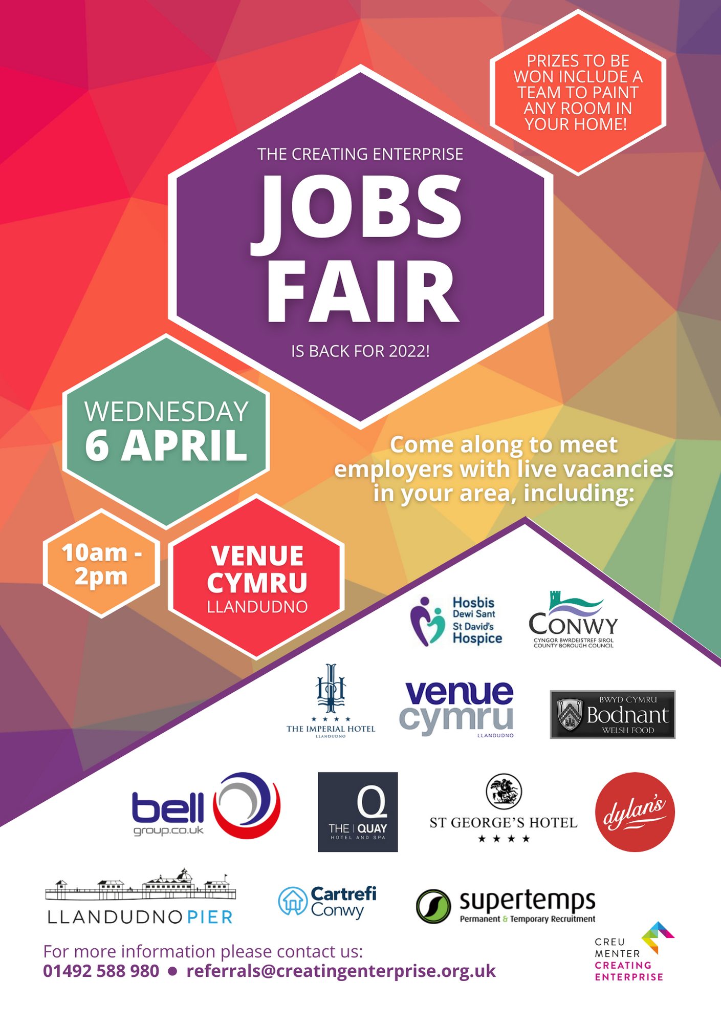 THE CREATING ENTERPRISE JOBS FAIR IS BACK FOR 2022! Creating Enterprise